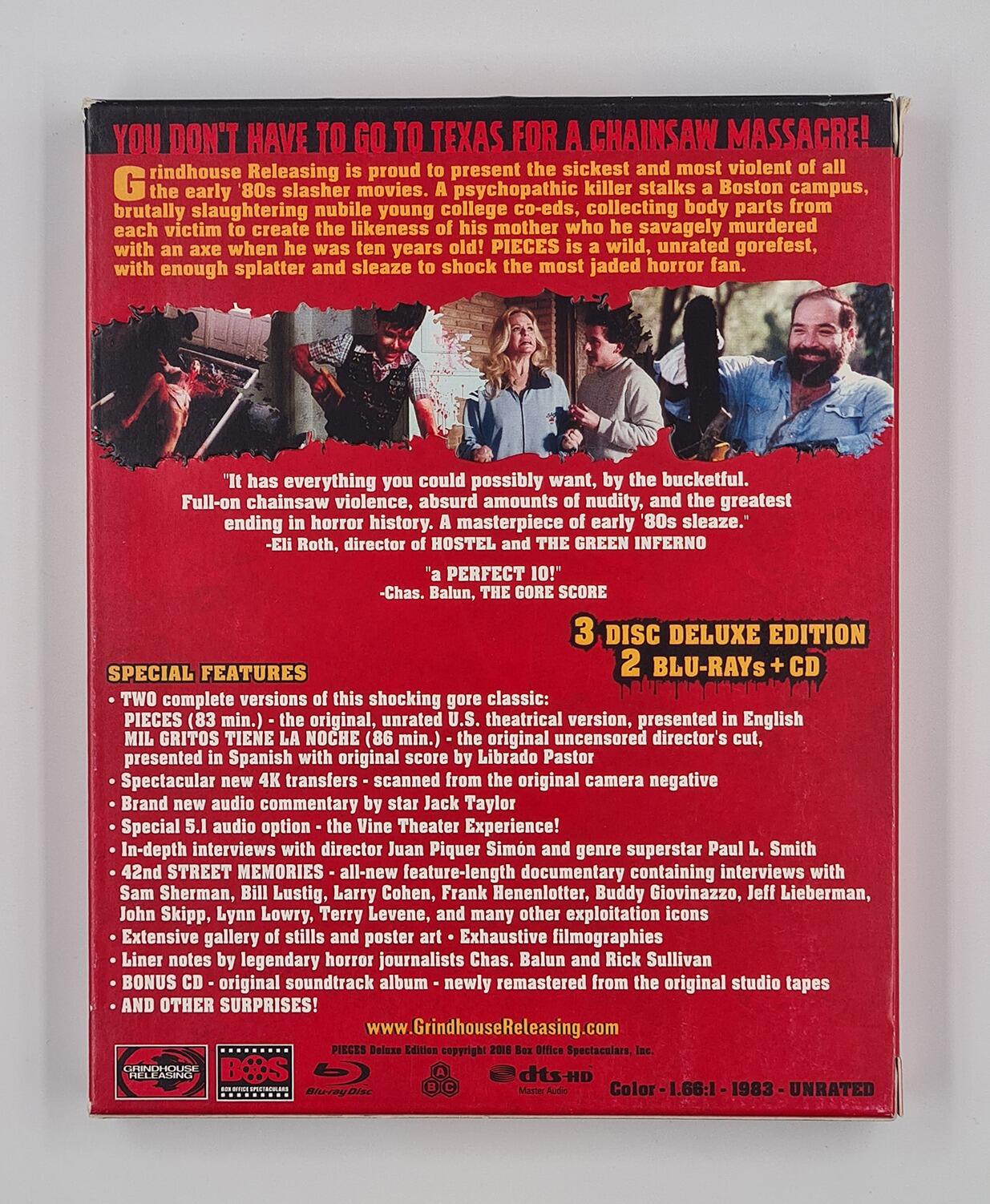 Pieces - Slipcover - Blu-Ray - Region Free - [Pre-owned] - Grindhouse Releasing - Item Image 2