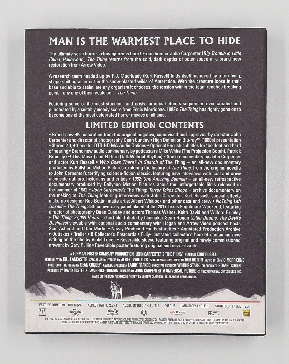 The Thing - Limited Edition - Blu-Ray - Region B - [Pre-owned] - Arrow Video - Item Image 2