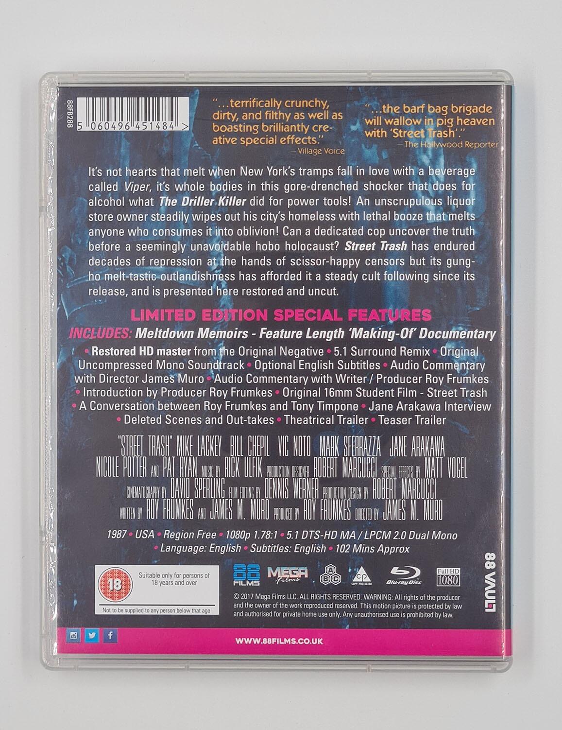 Street Trash - Blu-Ray - Region Free - [Pre-owned] - 88 Films - Item Image 2