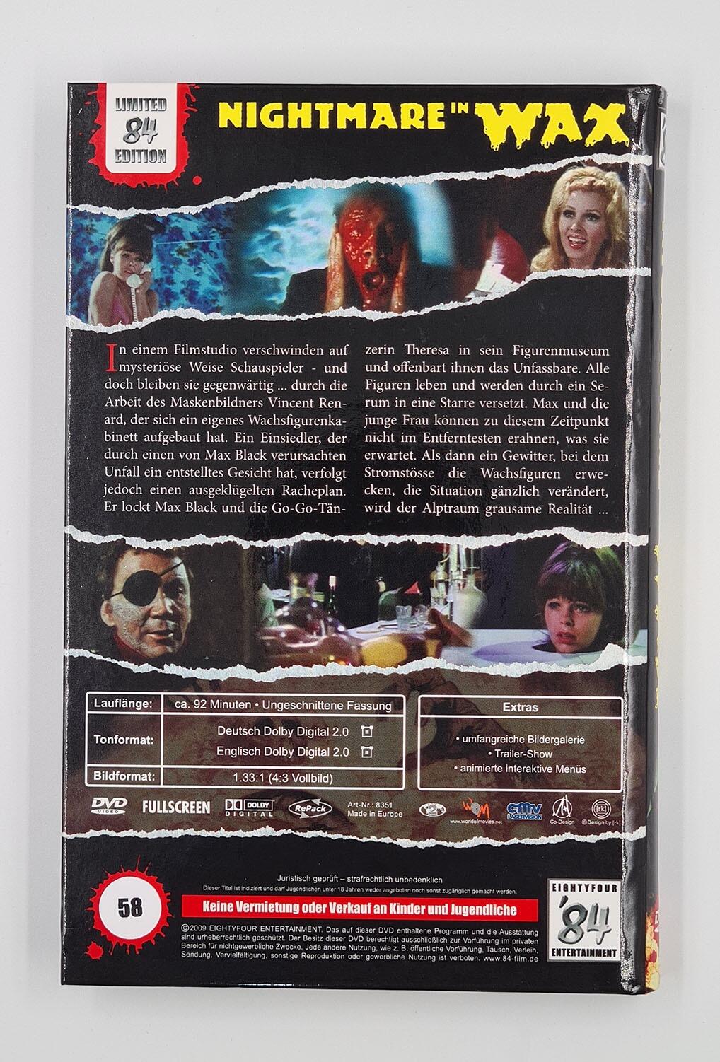 Nightmare in Wax - Limited Edition - Large Hardbox - DVD - Region 2 - [Pre-owned] - 84 Entertainment - Item Image 2