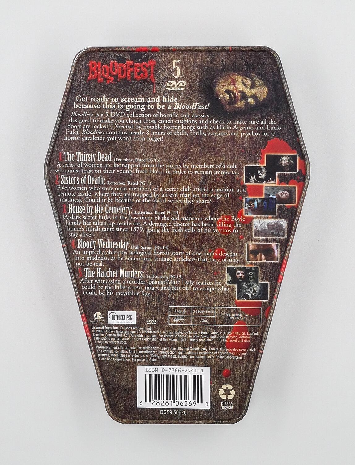 Bloodfest - 5 Movie Set - DVD - Region 0 - [Pre-owned] -  - Item Image 3