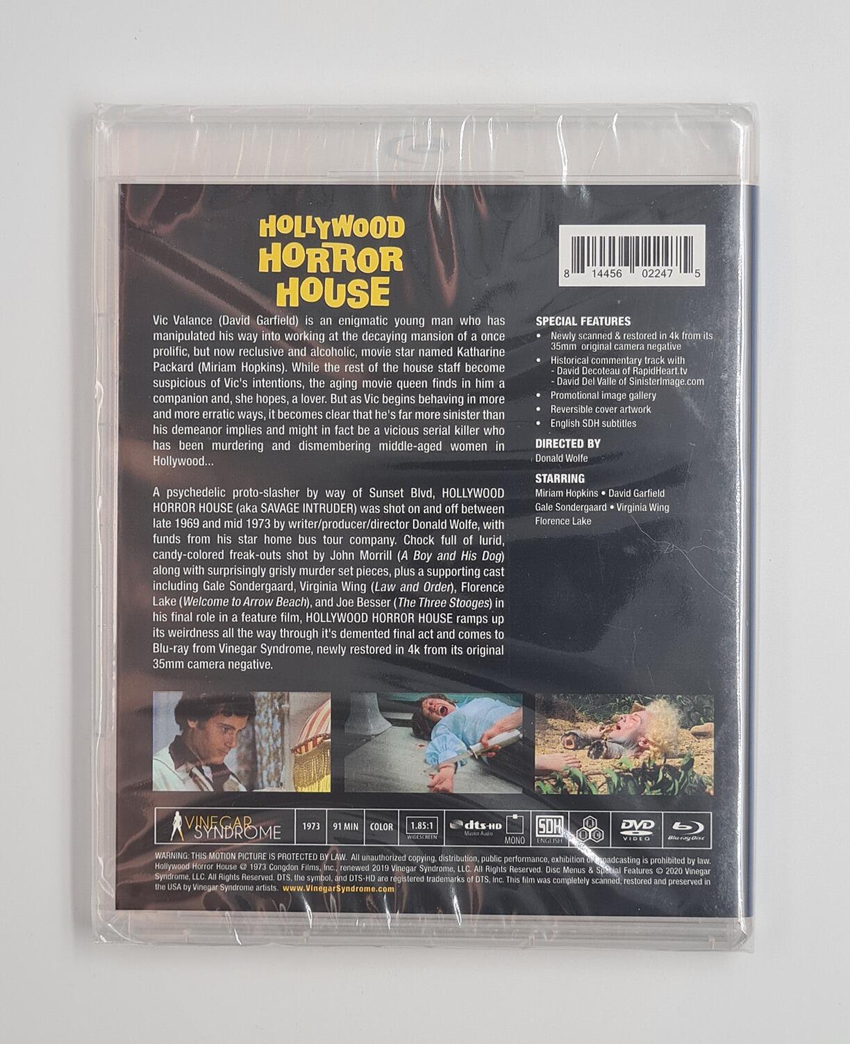 Hollywood Horror House - Blu-Ray + DVD - Region Free - [New] - Vinegar Syndrome - Item Image 2