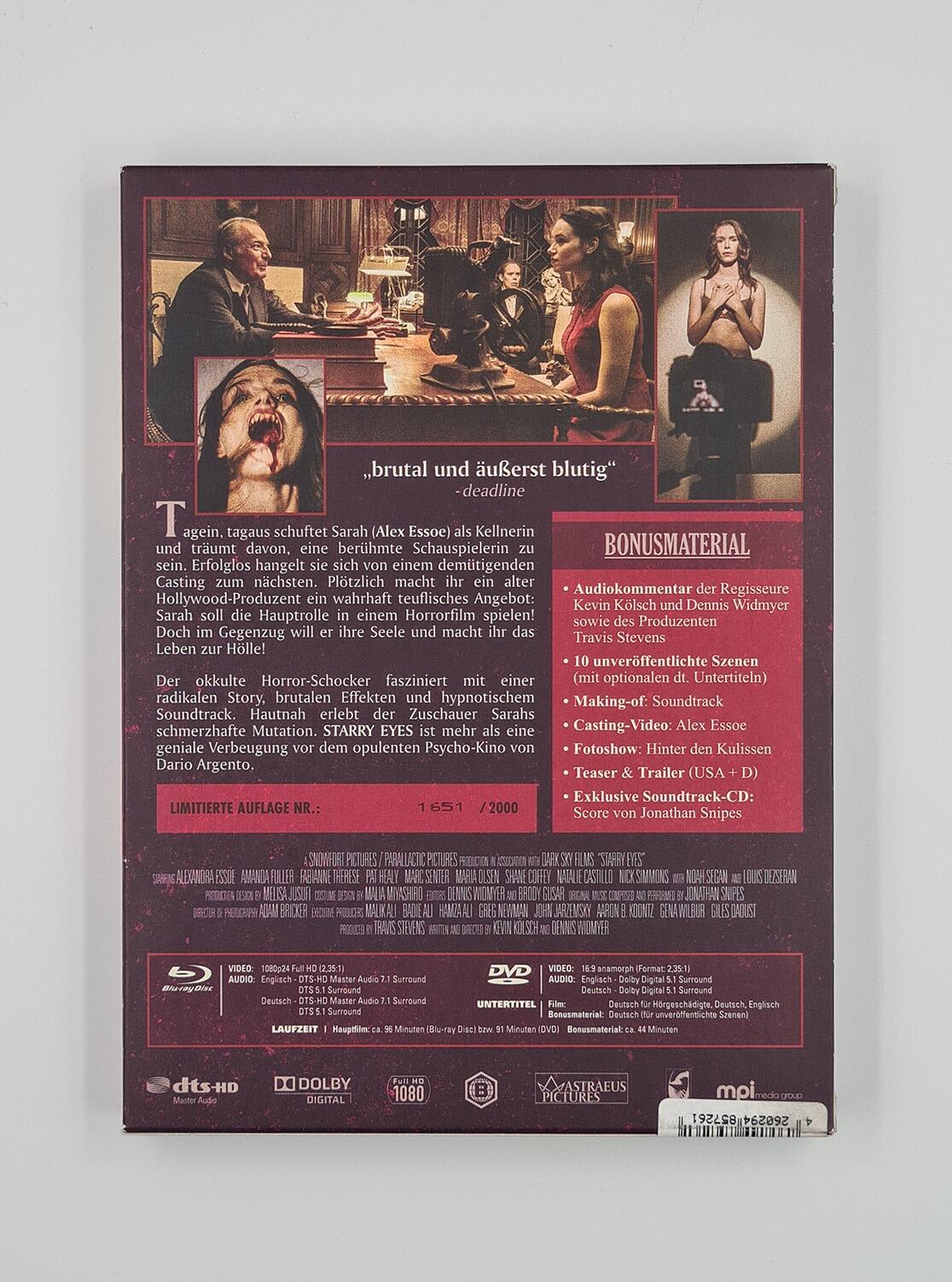 Starry Eyes - Limited Edition - Digipack - Blu-Ray (Region B) + DVD (Region 2) - [Pre-owned] - Turbine - Item Image 2