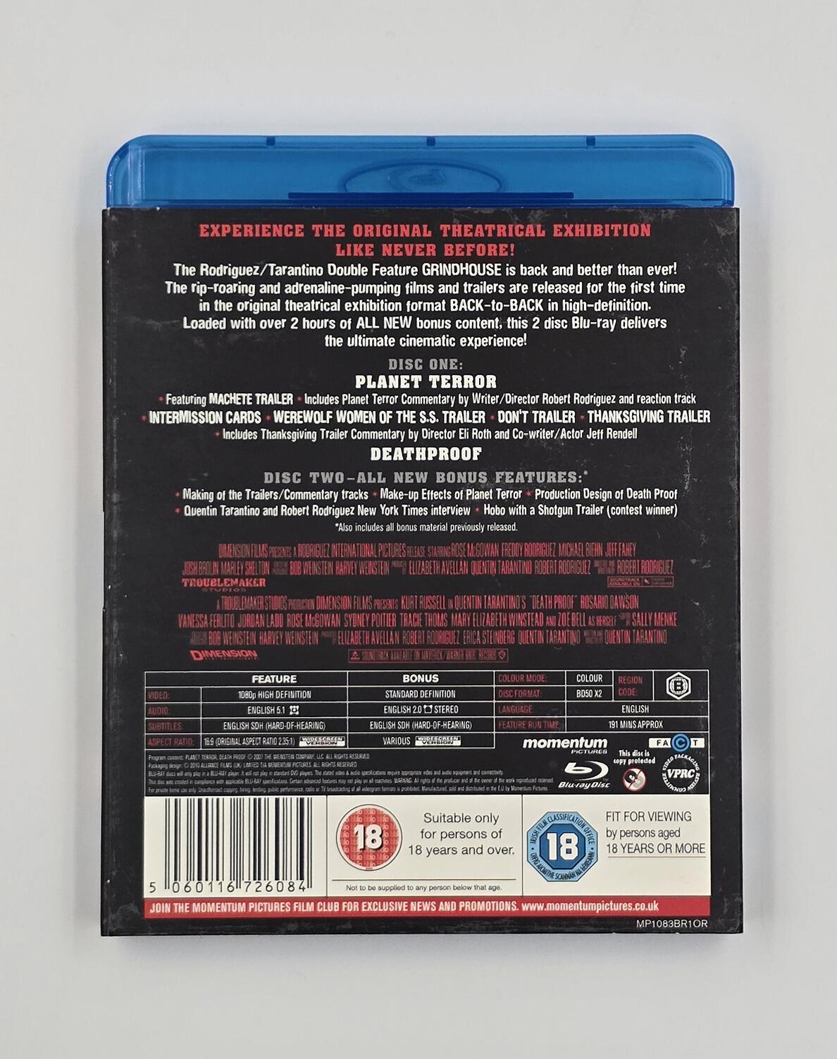 Grindhouse - Slipcover - Blu-Ray - Region B - [Pre-owned] - Momentum - Item Image 2