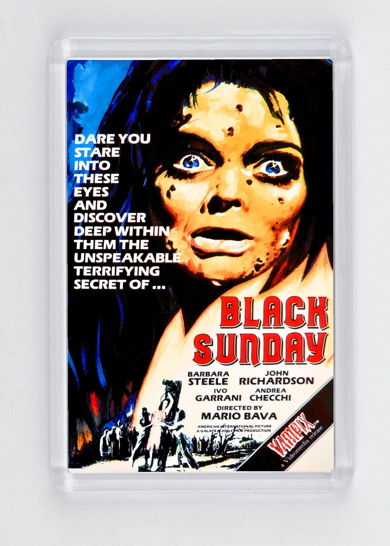 Black Sunday (AKA Mask of Satan) - Fridge Magnet - (70mm x 45mm) - [CM-FM-7045-012] -  - Item Image 1