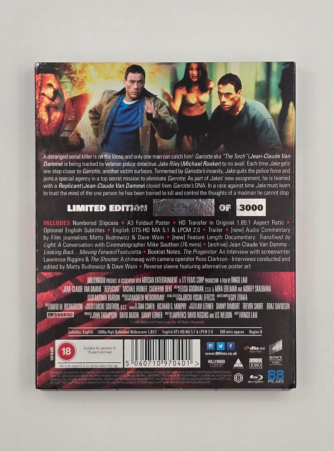 Replicant - Limited Edition - Slipcover - Blu-Ray - Region B - [Pre-owned] - 88 Films - Item Image 2
