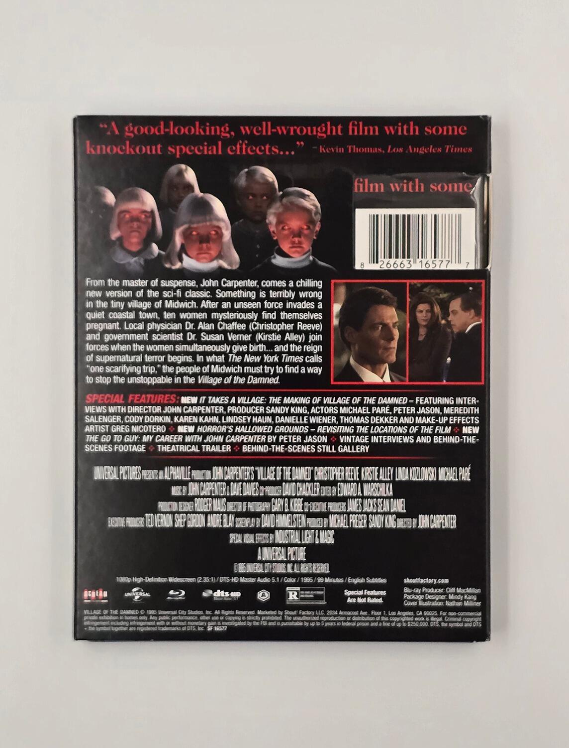 John Carpenter's Village of the Damned - Slipcover - Blu-Ray - Region A - [Pre-owned] - Shout! Factory - Item Image 2