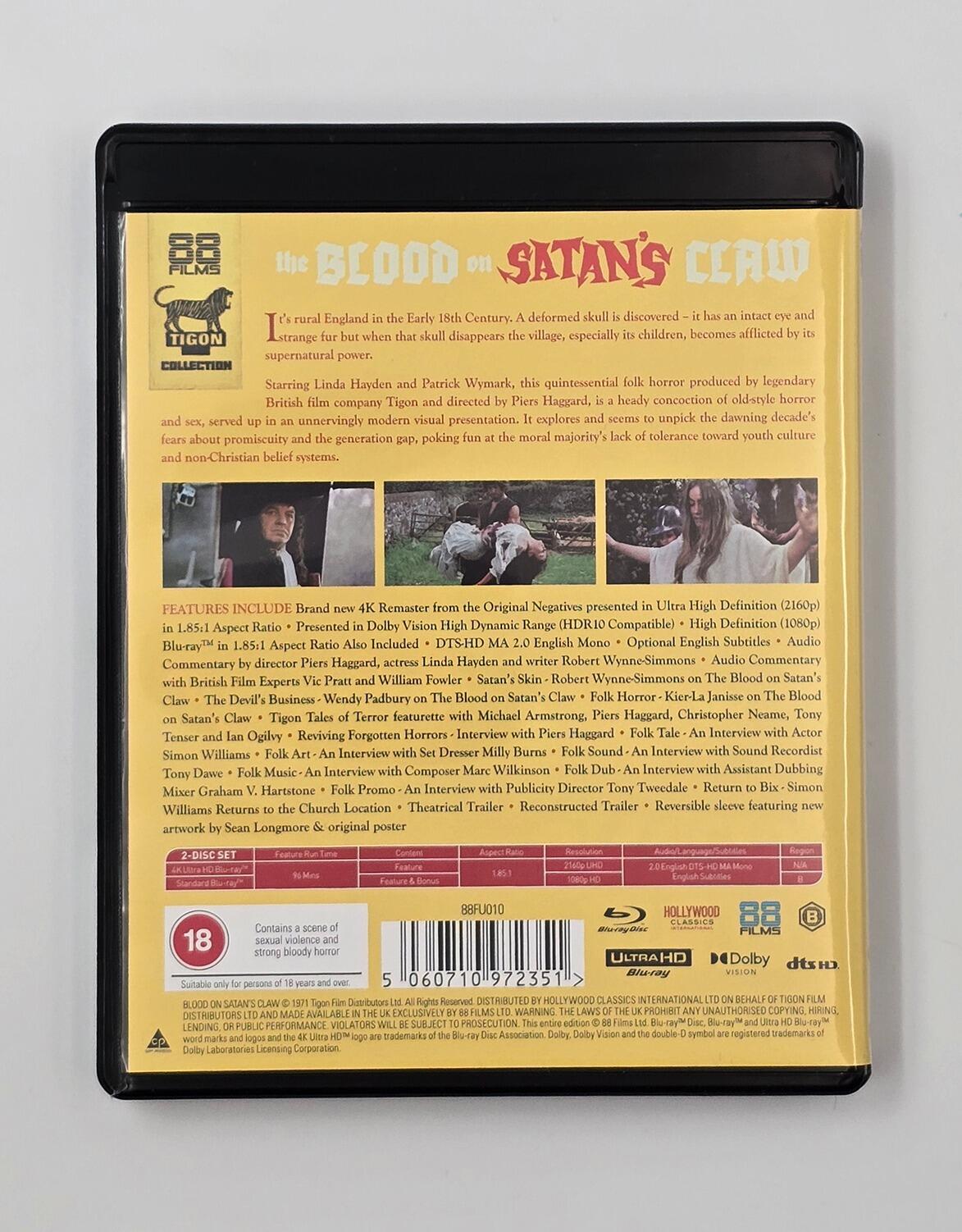 The Blood on Satan's Claw - Slipcover - 4K UHD (Region Free) + Blu-Ray (Region B) - [Pre-owned] - 88 Films - Item Image 4