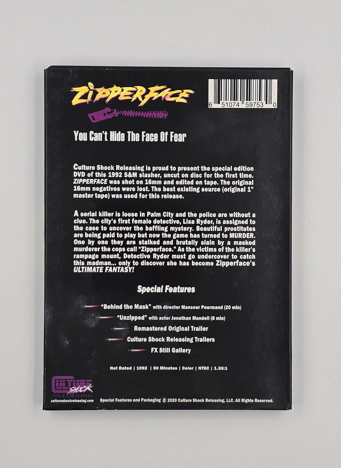 Zipperface - Slipcover - DVD - Region Free - [Pre-owned] - Culture Shock - Item Image 2