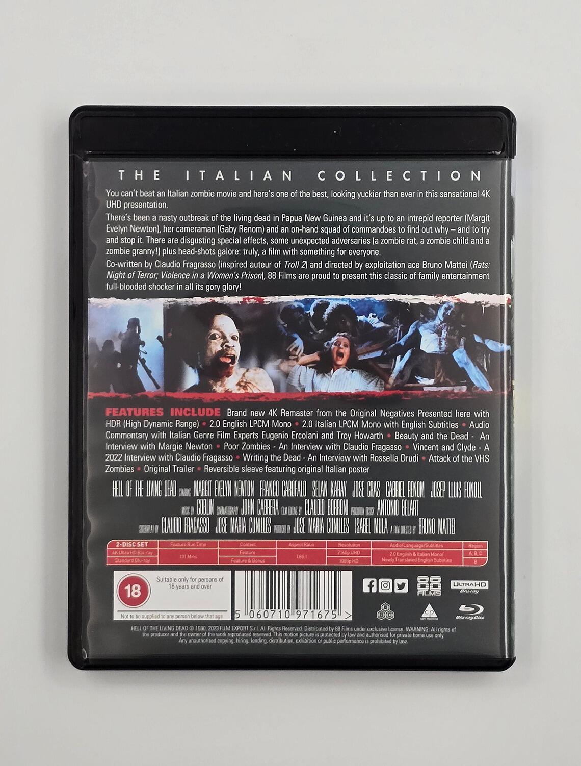 Hell of the Living Dead - Slipcover - 4K UHD (Region Free) + Blu-Ray (Region B) - [Pre-owned] - 88 Films - Item Image 4