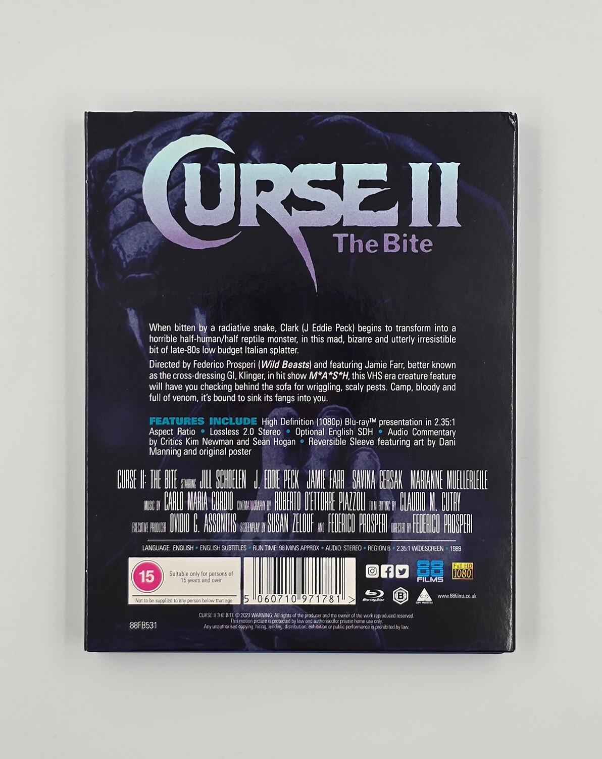 Curse II: The Bite - Slipcover - Blu-Ray - Region B - [Pre-owned] - 88 Films - Item Image 2