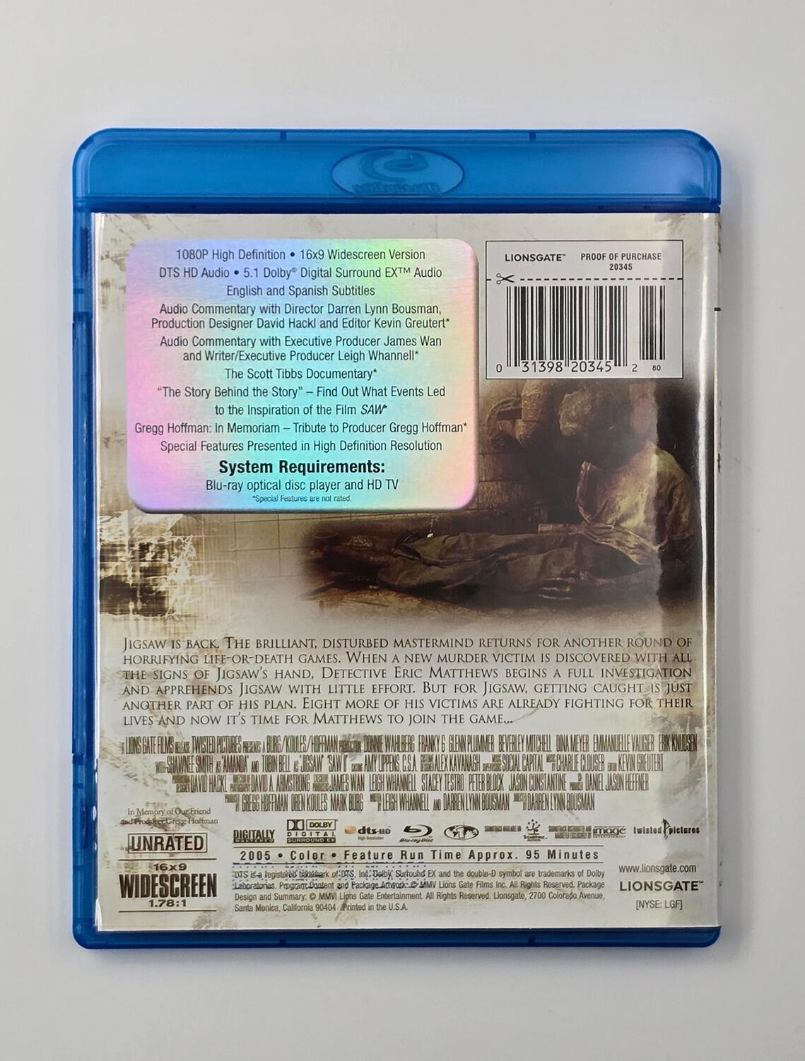 Saw II - Blu-Ray - Region Free - [Pre-owned] - Lionsgate - Item Image 2