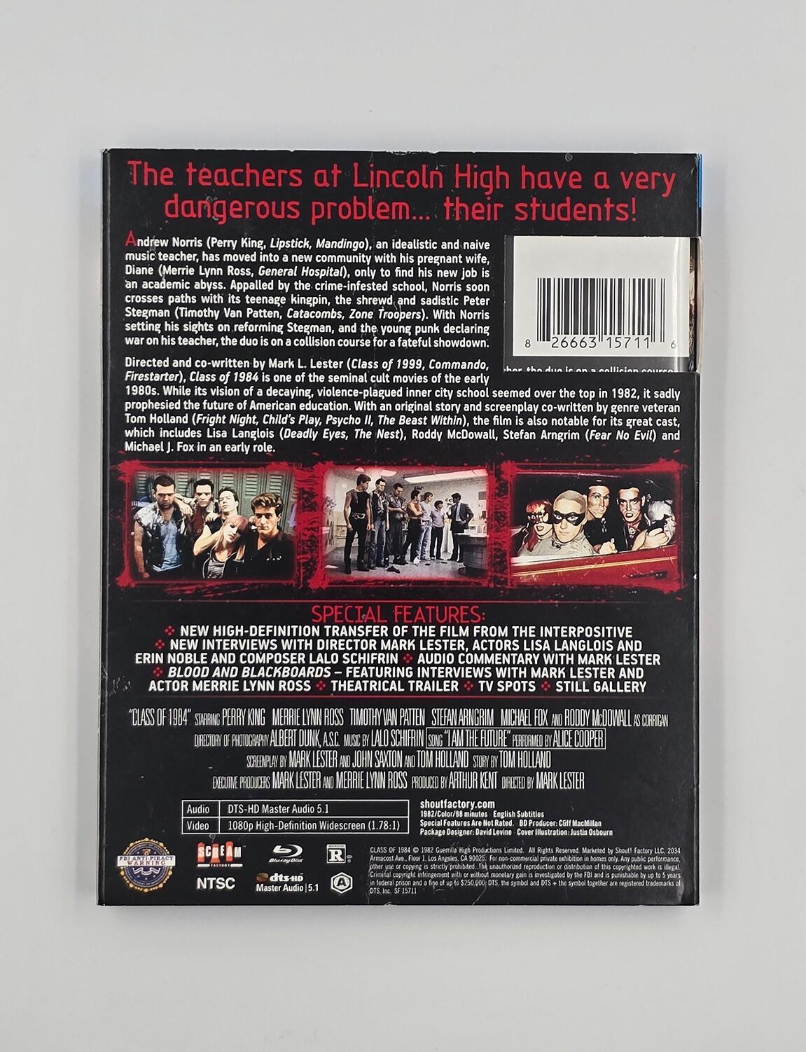 Class of 1984 - Slipcover - Blu-Ray - Region A - [Pre-owned] - Shout! Factory - Item Image 2