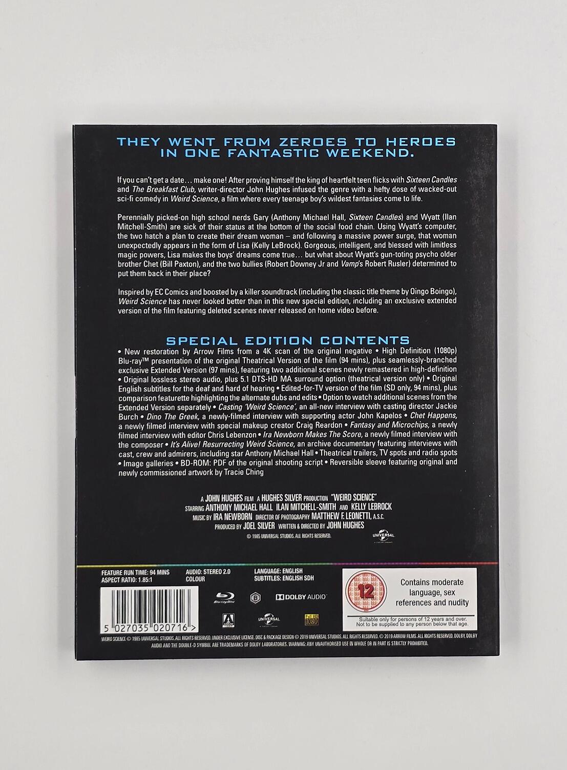 Weird Science - Slipcover - Blu-Ray - Region B - [Pre-owned] - Arrow Video - Item Image 2