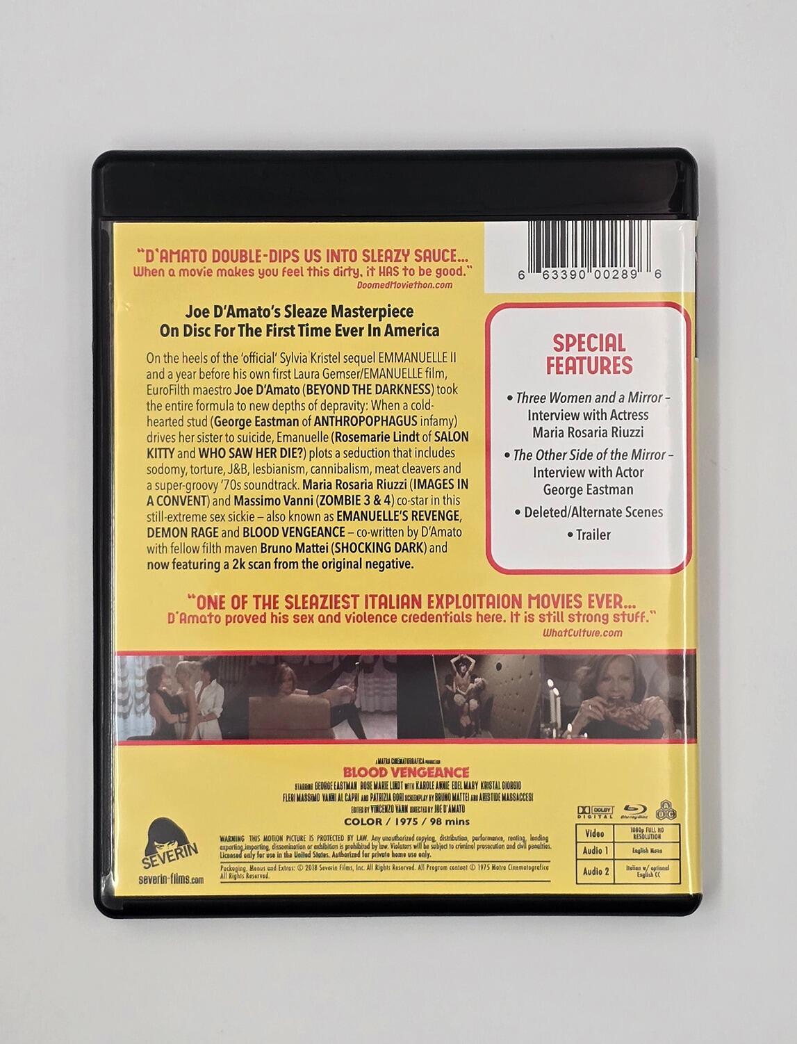 Emanuelle and Francoise (AKA Blood Vengeance) - Blu-Ray - Region Free - [Pre-owned] - Severin - Item Image 4