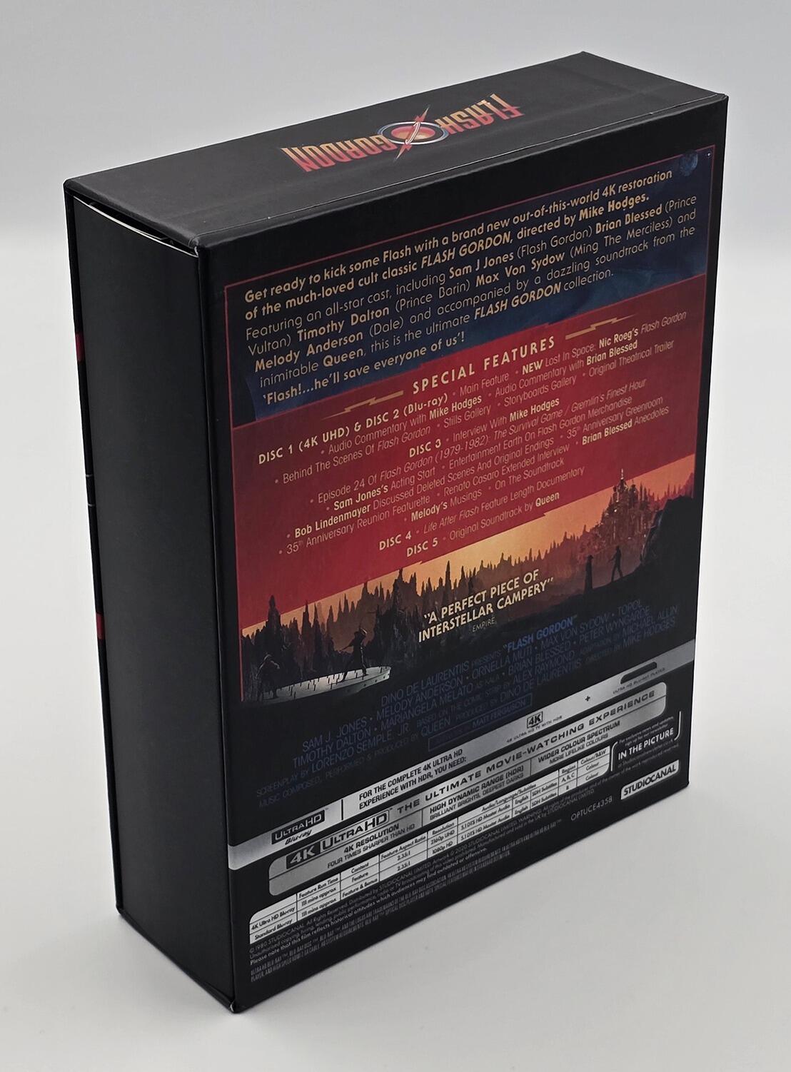Flash Gordon - Collectors Edition - Box Set - 4K UHD (Region Free) + Blu-Ray (Region B) - [Pre-owned] - Studio Canal - Item Image 2
