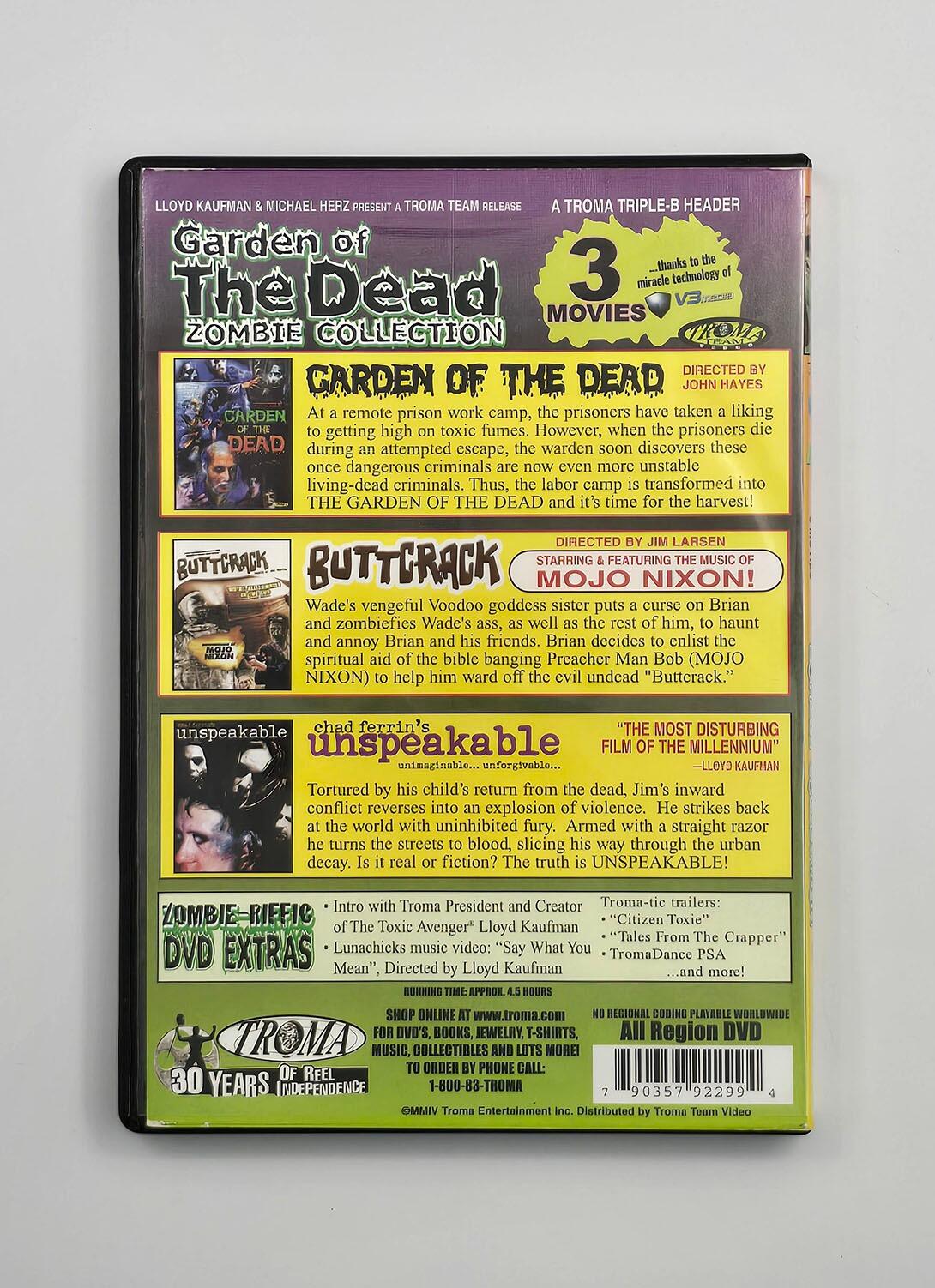 Garden of the Dead Zombie Collection - DVD - Region Free - [Pre-owned] - Troma - Item Image 2