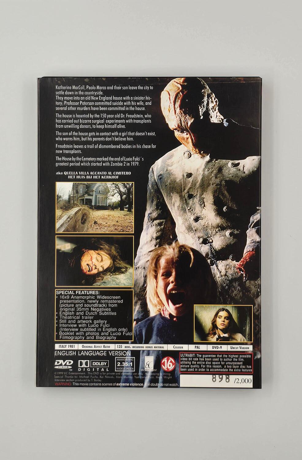 The House by the Cemetery - Limited Edition - Slipcover - DVD - Region Free - [Pre-owned] - EC Entertainment - Item Image 2