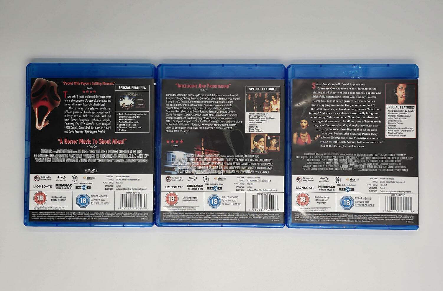 Scream Trilogy - Box Set - Blu-Ray - Region B - [Pre-owned] - Paramount - Item Image 4