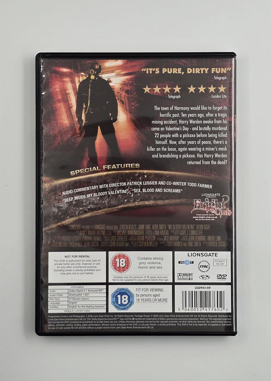 My Bloody Valentine (2009) - DVD - Region 2 - [Pre-owned] - Lionsgate - Item Image 2
