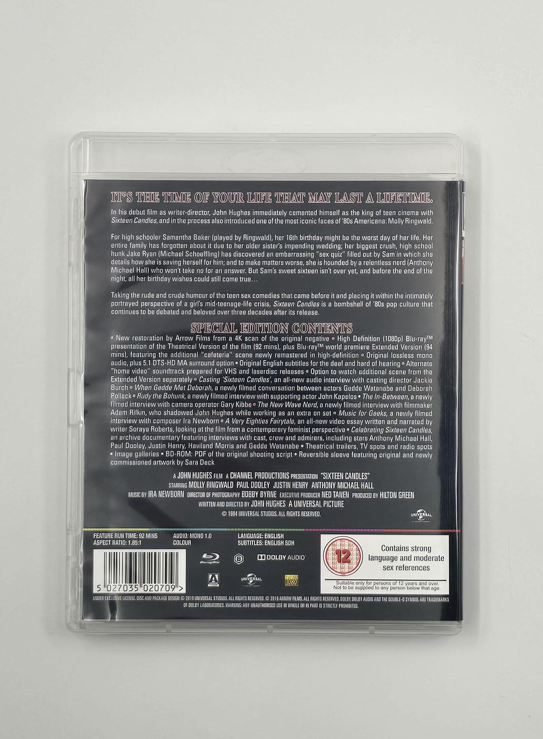 Sixteen Candles - Slipcover - Blu-Ray - Region B - [Pre-owned] - Arrow Video - Item Image 4