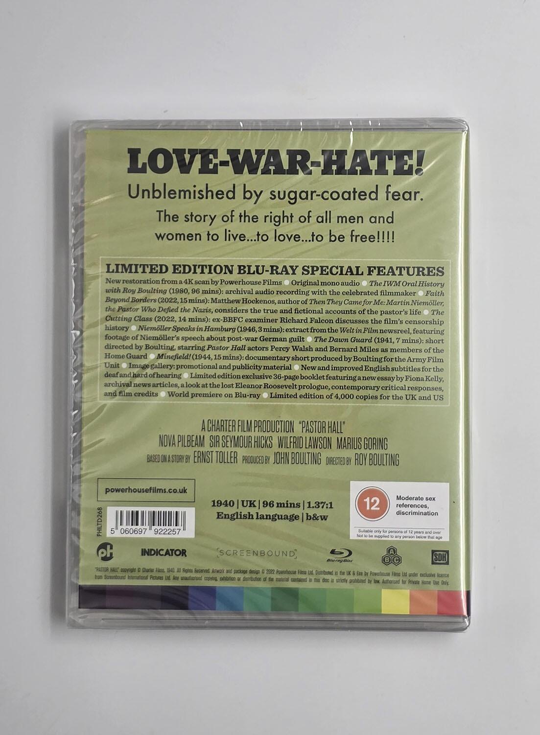Pastor Hall - Limited Edition - Blu-Ray - Region Free - [New] - Powerhouse Films - Item Image 2