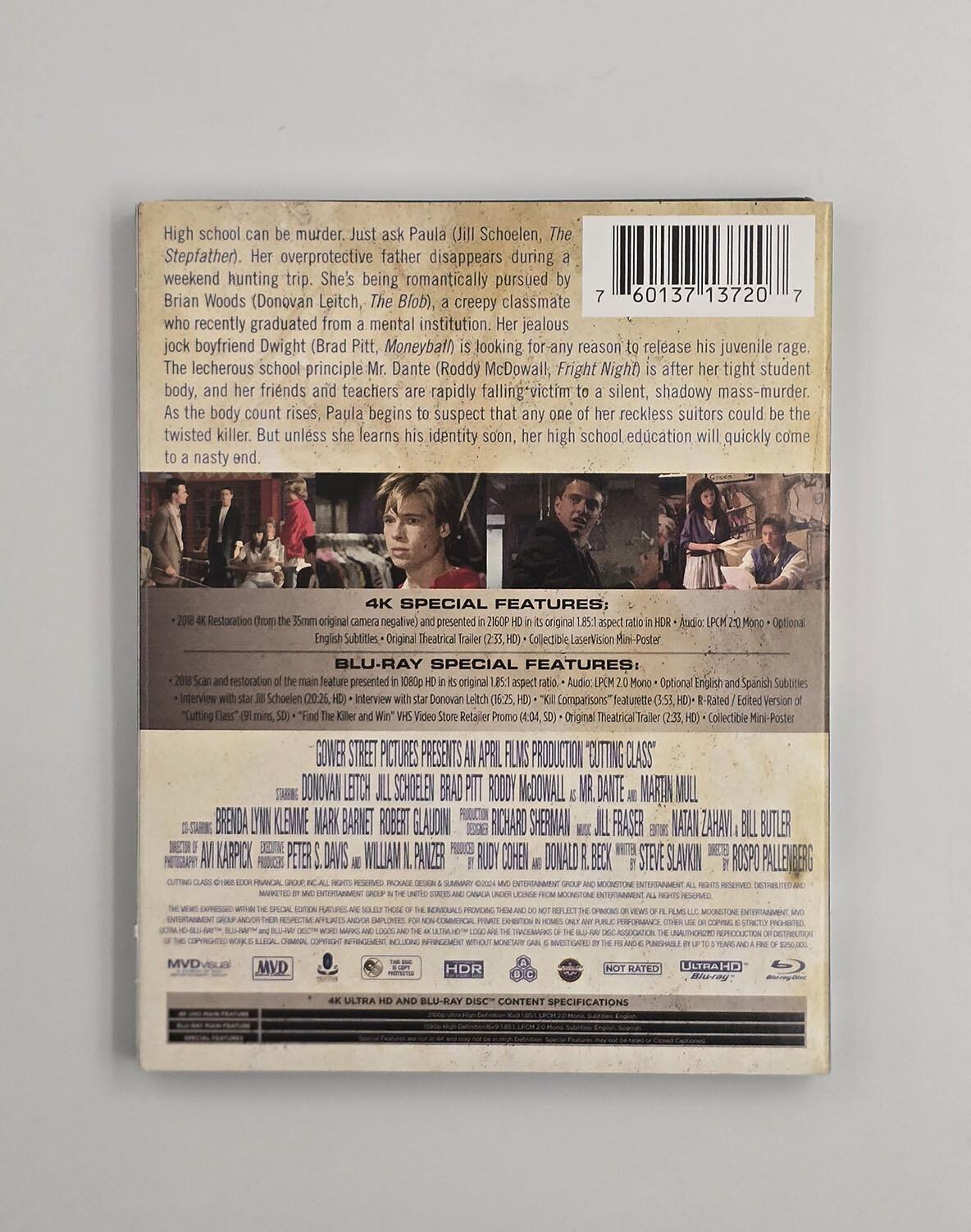 Cutting Class - Slipcover - 4K UHD + Blu-Ray - Region Free - [Pre-owned] - MVD Entertainment - Item Image 2
