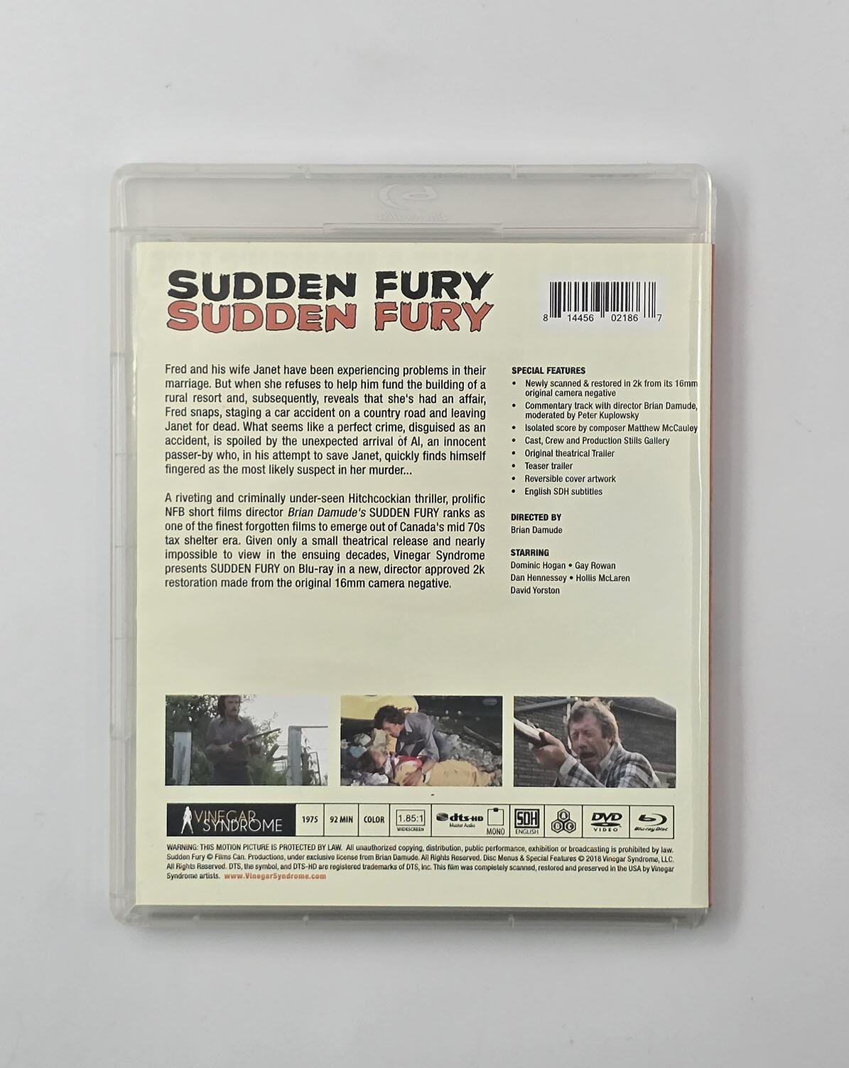Sudden Fury - Slipcover - Blu-Ray + DVD - Region Free - [Pre-owned] - Vinegar Syndrome - Item Image 4