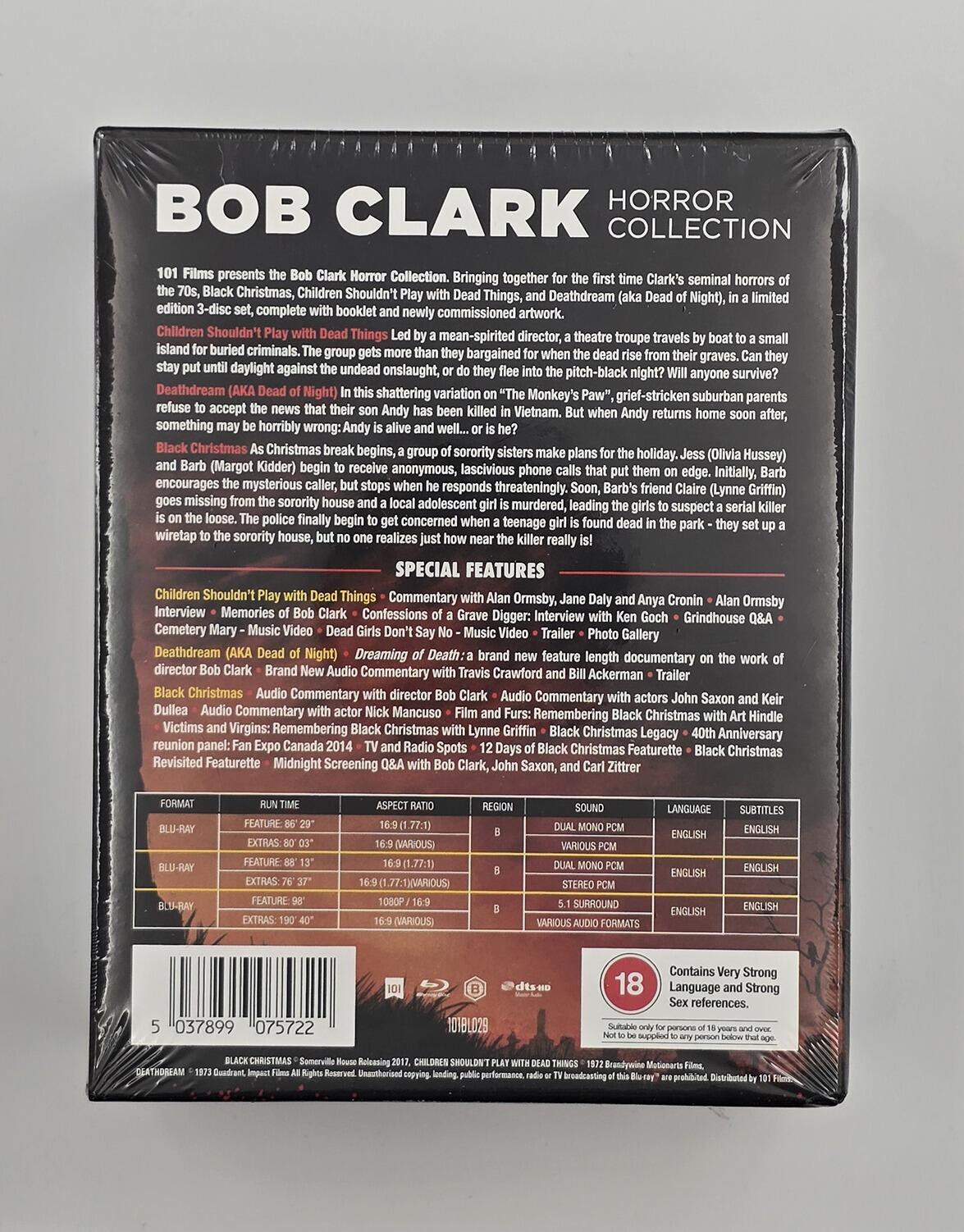 Bob Clark Horror Collection - Box Set - Blu-Ray - Region B - [New] - 101 Films - Item Image 2