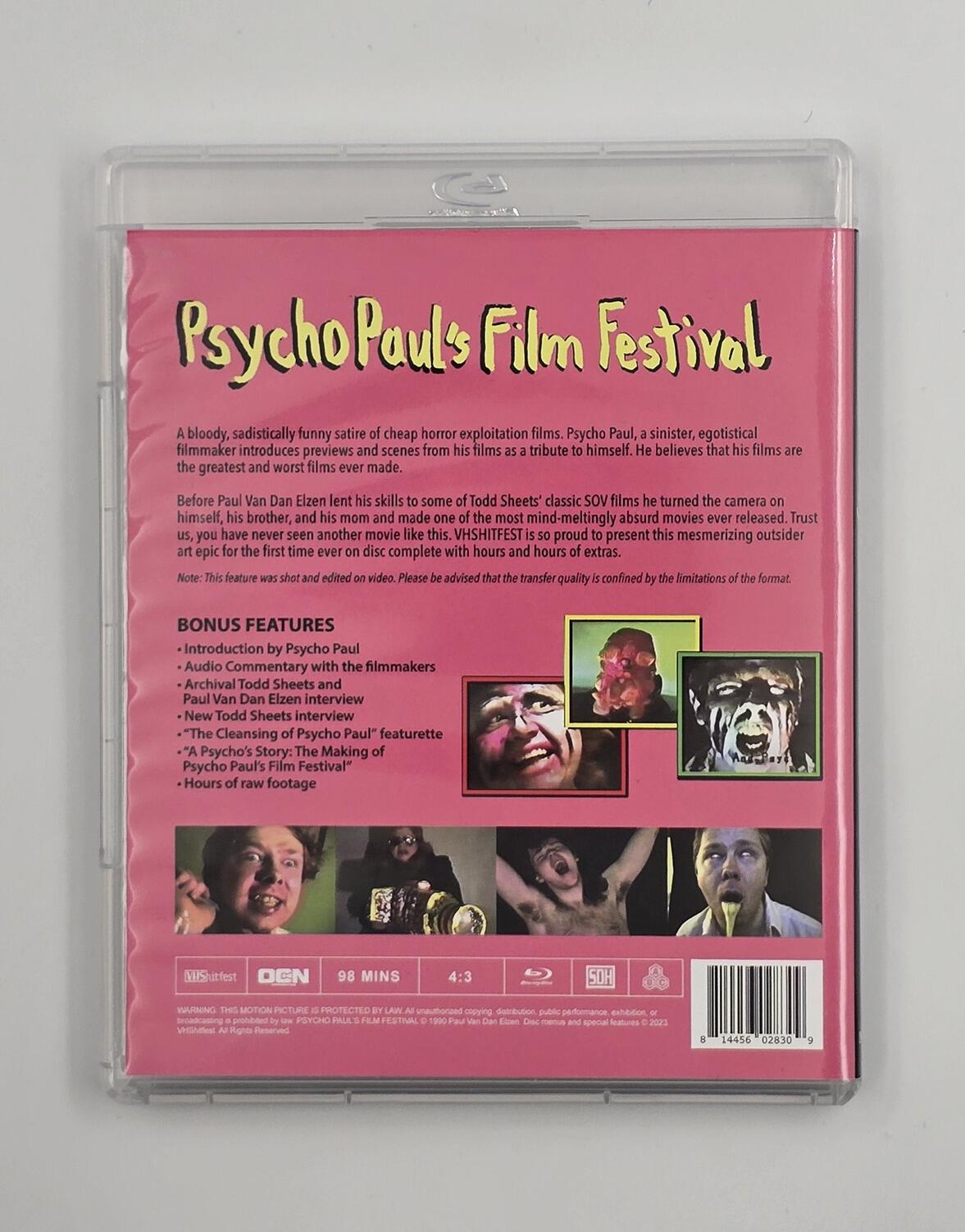 Psycho Paul's Film Festival - Slipcover - Blu-Ray - Region Free - [Pre-owned] - VHShitfest - Item Image 4