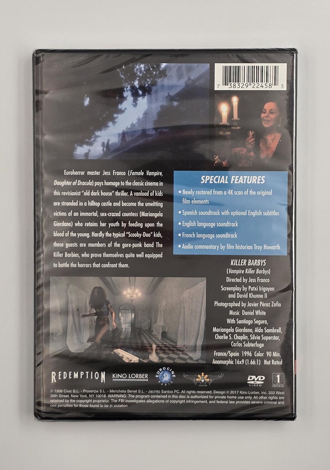 Killer Barbys - DVD - Region 1 - [New] - Kino Lorber - Item Image 2
