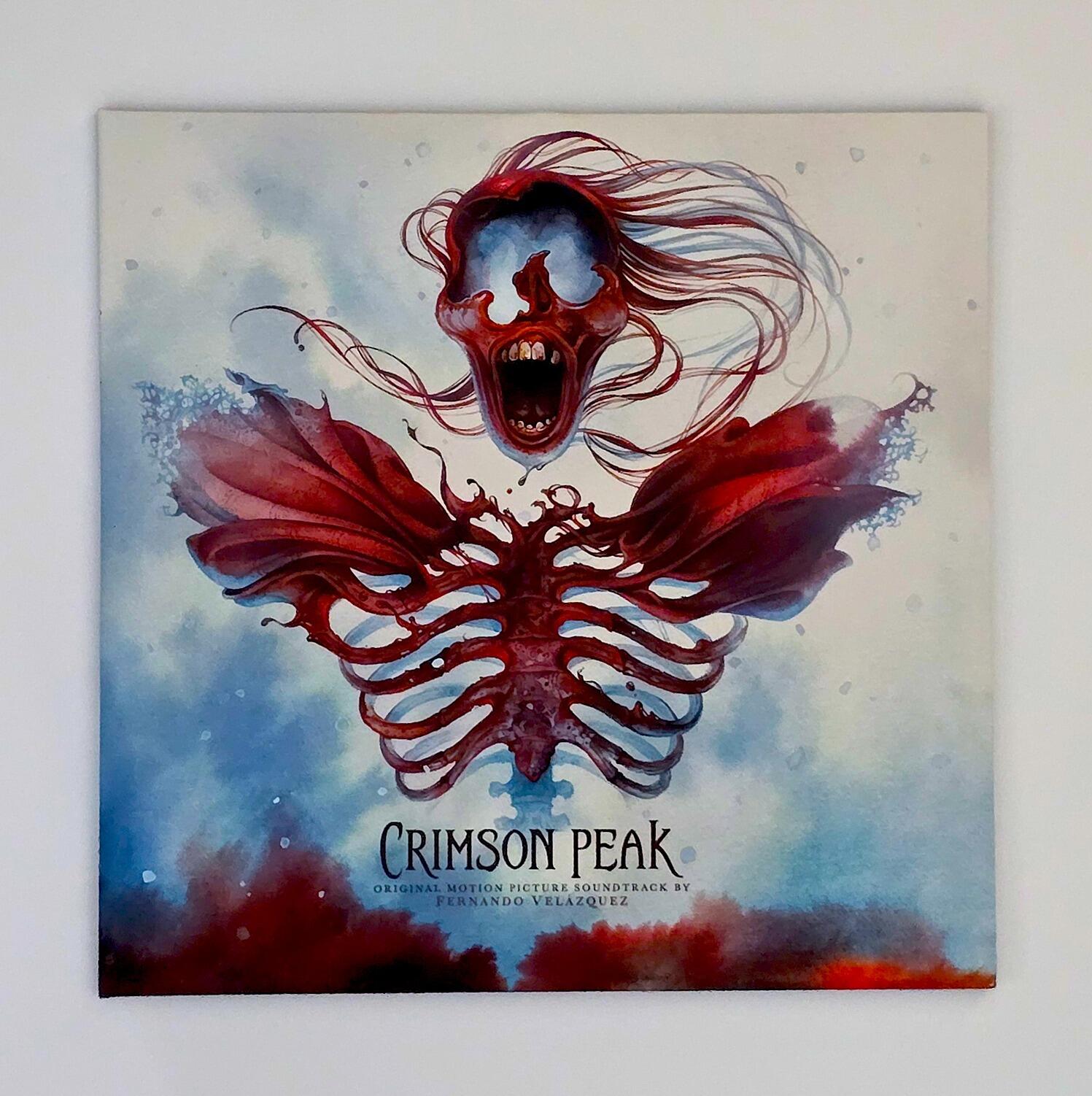 Crimson Peak (Original Motion Picture Soundtrack by Fernando Velazquez - 2x Blue, Black, And Red Swirl Vinyl (Subscriber variant) - [Pre-owned -  - Item Image 1