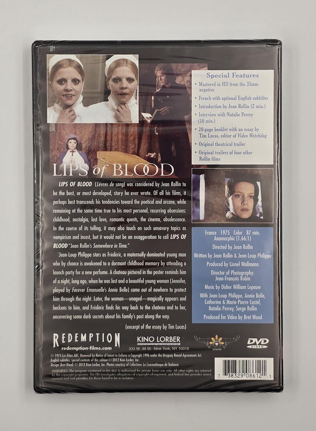 Lips of Blood - DVD - Region 1 - [New] - Kino Lorber - Item Image 2