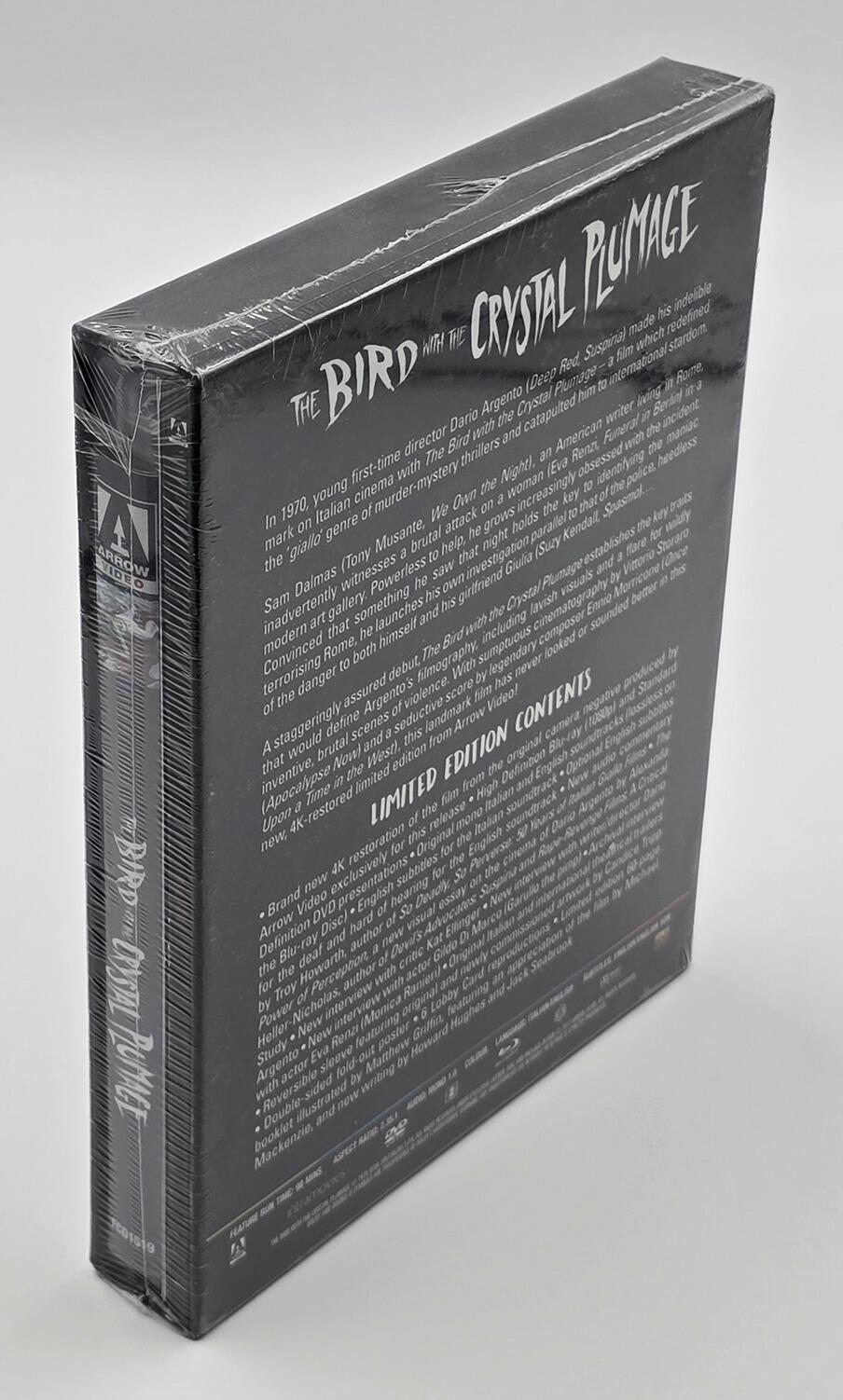 The Bird with the Crystal Plumage - Limired Edition - Blu-Ray (Region B) + DVD (Region 2) - [New] - Arrow Video - Item Image 4