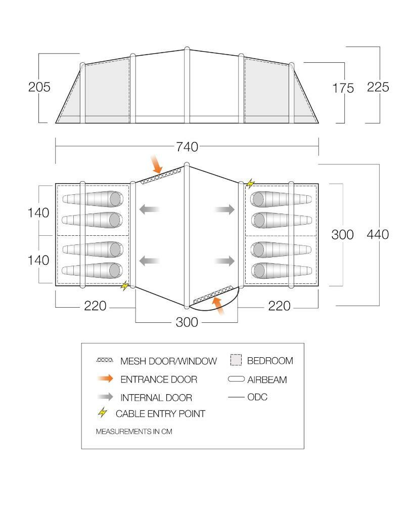 Vesta Air 850XL Package - Floorplan
