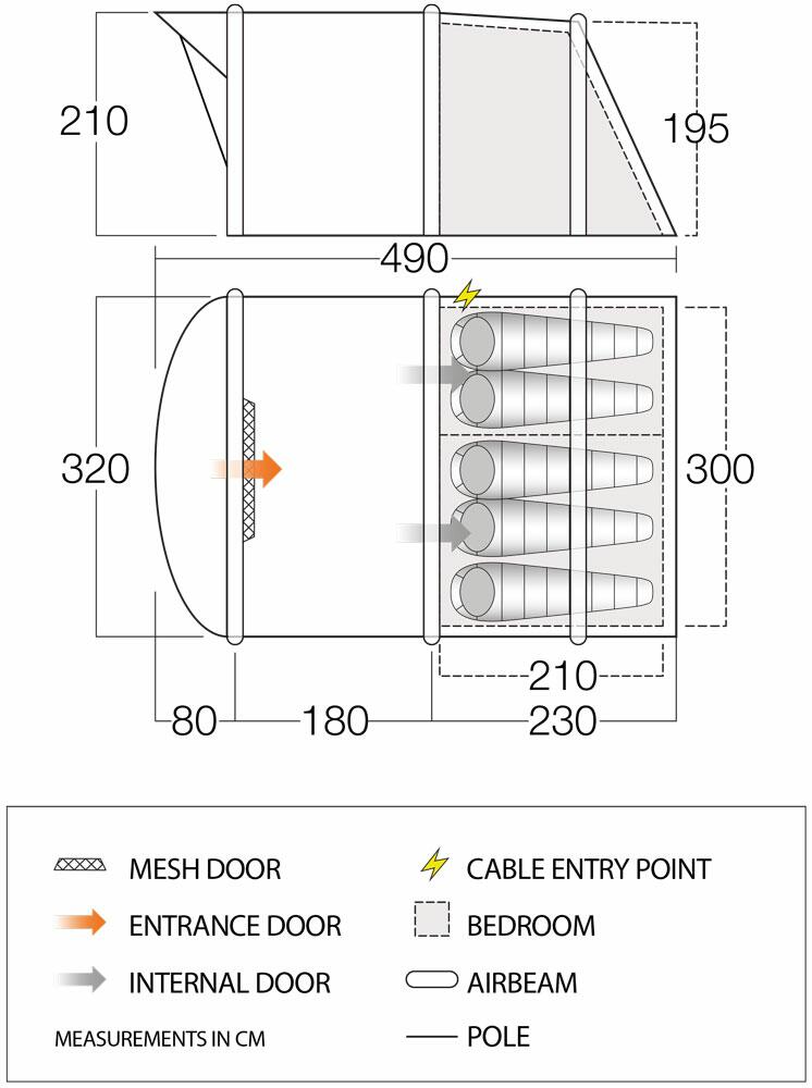 Odyssey Air 500 Villa - Floorplan
