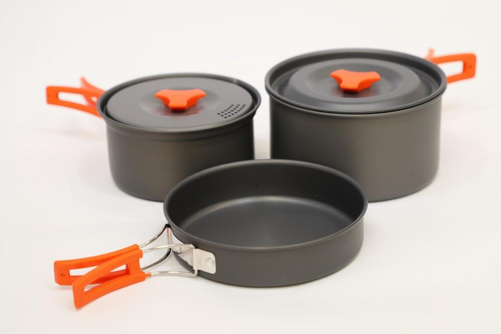 Hard Anodised 2 Person Cook Kit - Main