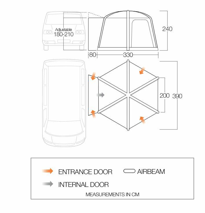 HexAway Pro Air Low - Floorplan