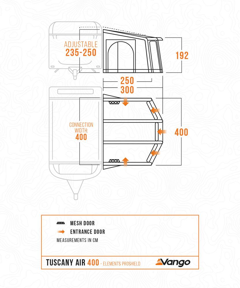Tuscany Air 400 Elements ProShield - Floorplan