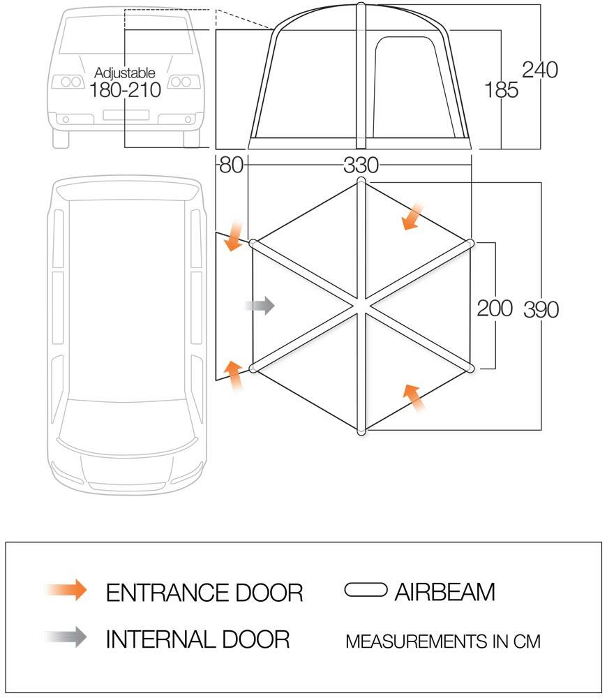 Airhub Hexaway II Low - Floorplan