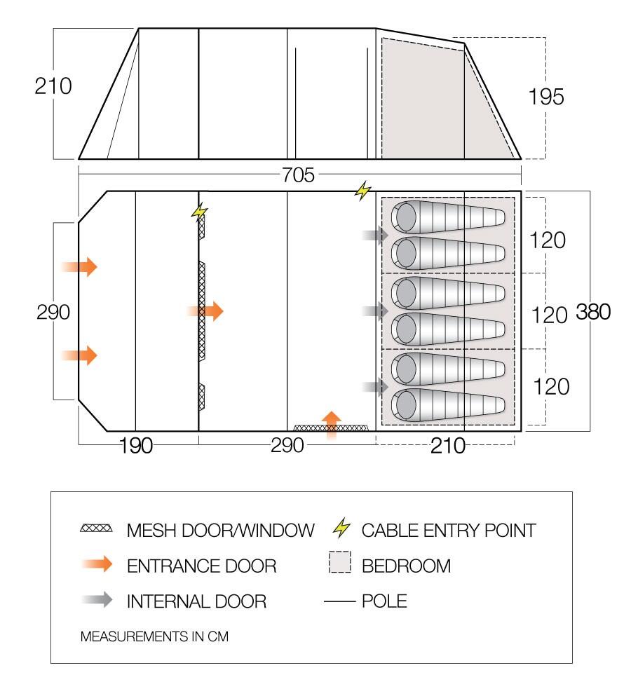 Joro 600XL - Floorplan