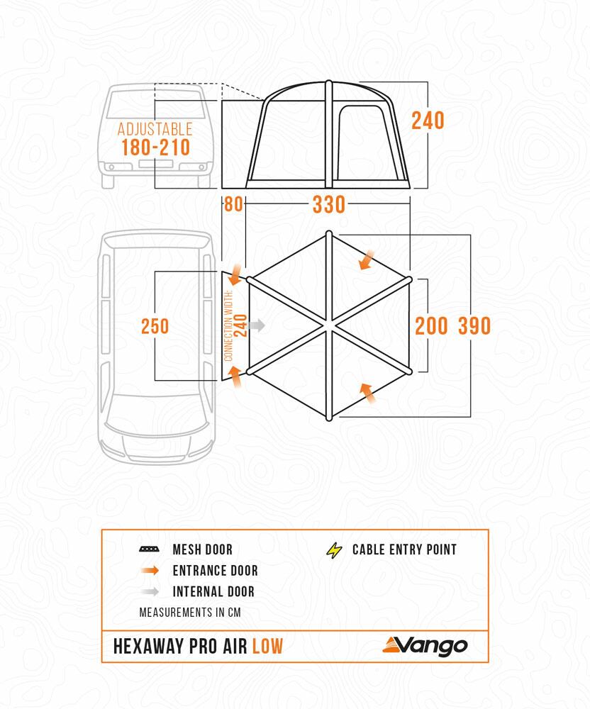 HexAway Pro Air Low - Floorplan