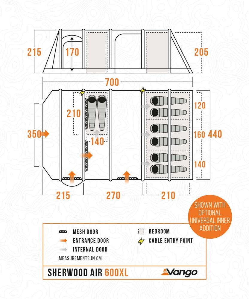 Sherwood Air 600XL Package - Floorplan