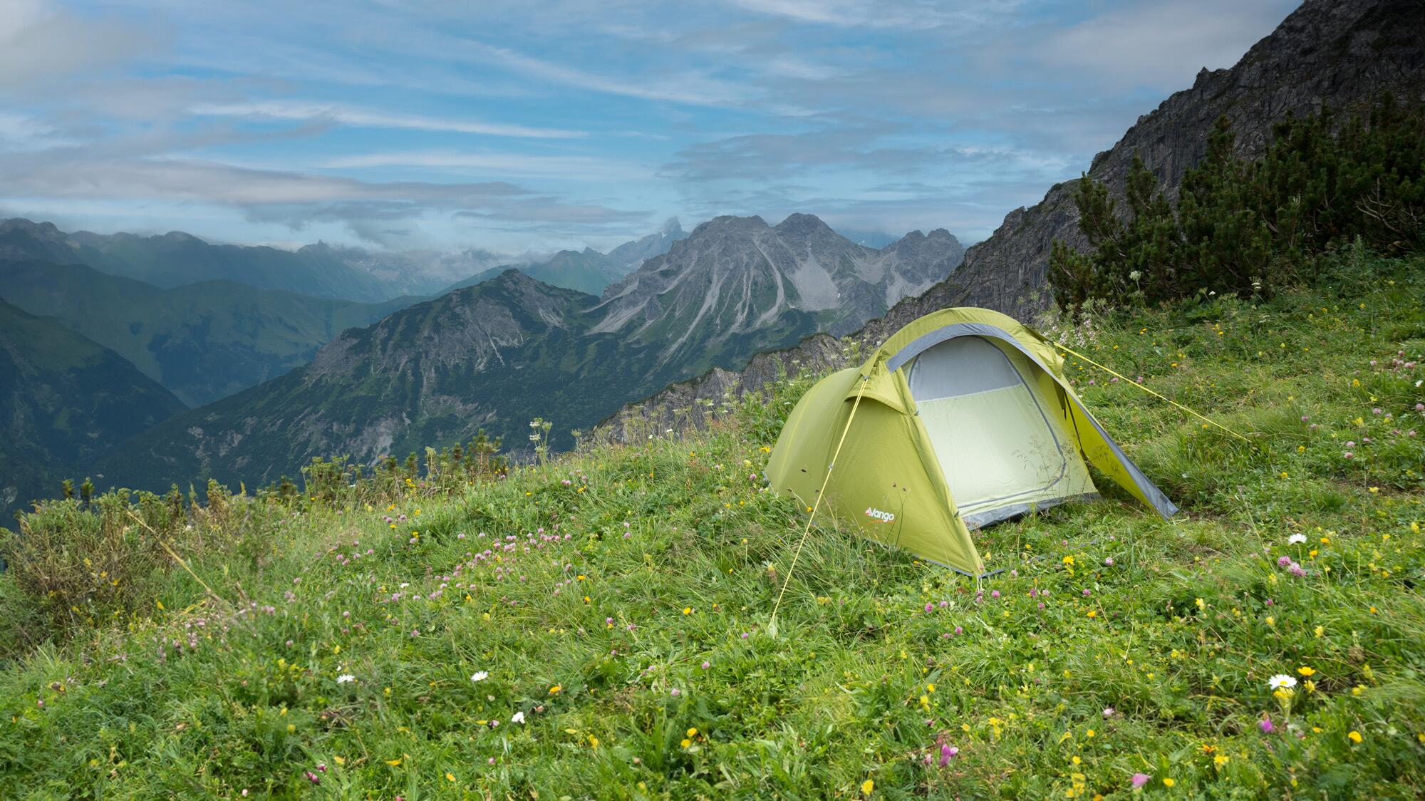 Vango Nyx on a hill top