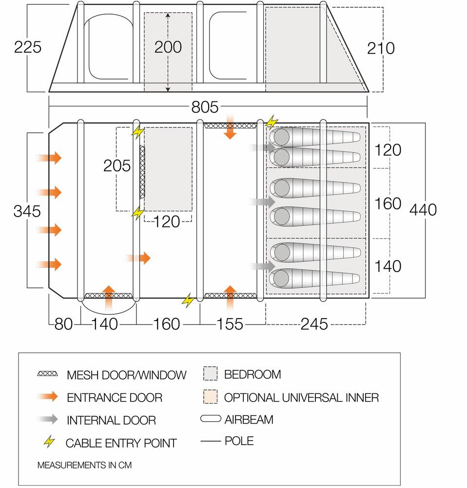 Anantara II Air TC 650XL - Floorplan