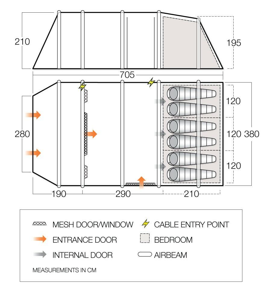 Joro Air 600XL Sentinel Eco Dura - Floorplan