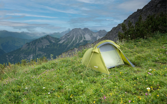 Vango Nyx on a hill top