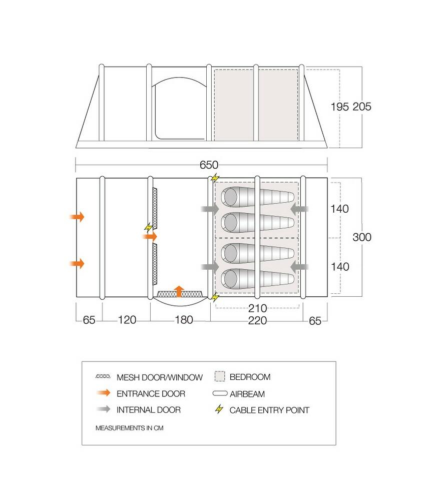 Soneva Air 450 - Floorplan
