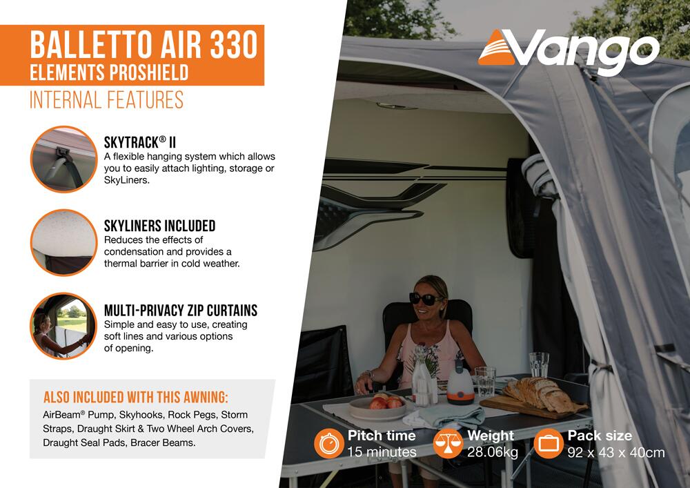 Balletto Air 330 Elements ProShield - Inside