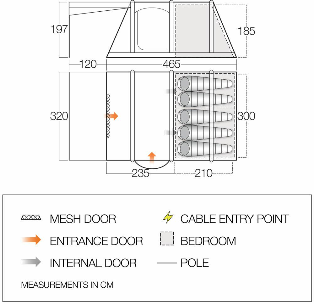 Odyssey Air 500SC - Floorplan